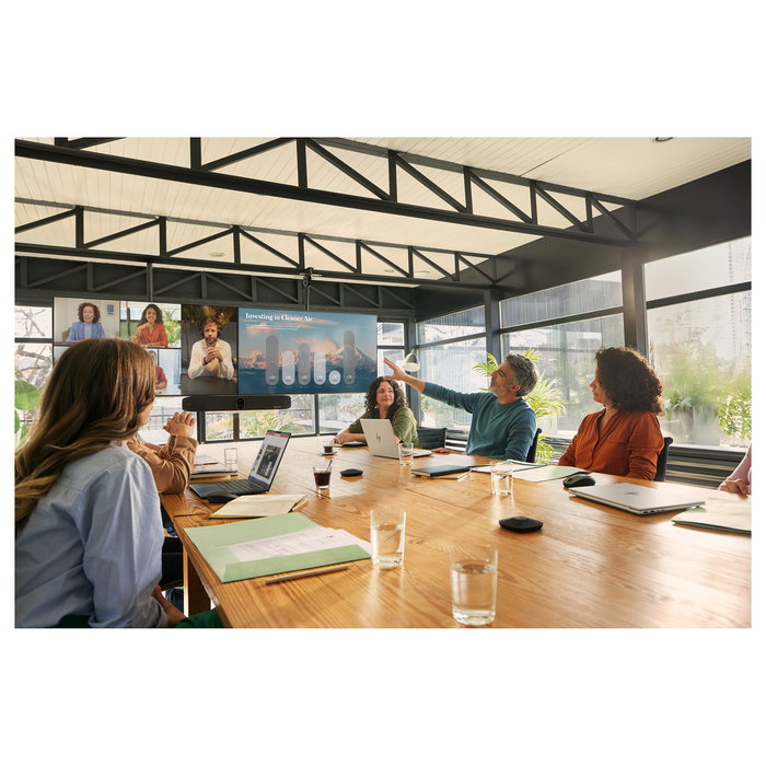 HP Poly Studio A2 Black - Micrófono de mesa con USB Negro, Compatible con Poly Studio