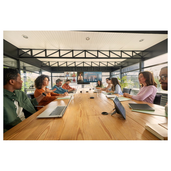 HP Poly Studio A2 Black - Micrófono de mesa con USB Negro, Compatible con Poly Studio