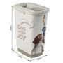 Rotho cody beige - contenedor de comida - 25l