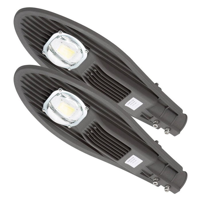 Pack 2 Farolas LED 50W 4320Lm 6000K 50.000H Alto CRI 90 para Alumbrado Público y Vial IP65 NE-DY-STN50W-CW-PK2-AP