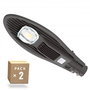 Pack 2 Farolas LED 50W 4320Lm 6000K 50.000H Alto CRI 90 para Alumbrado Público y Vial IP65 NE-DY-STN50W-CW-PK2-AP