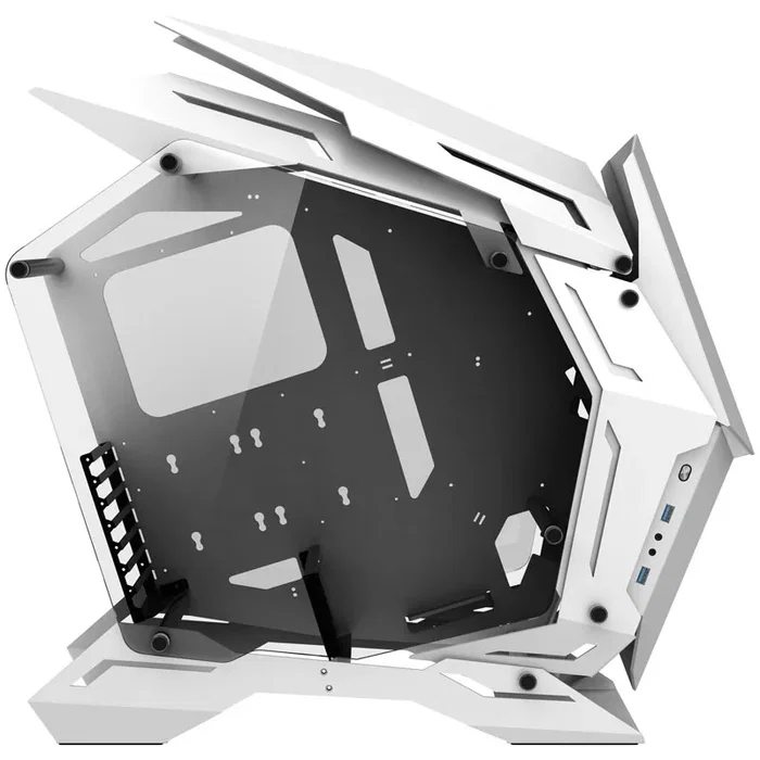 Jonsbo MOD3 Big-Tower Showcase, Vidrio Templado - blanco