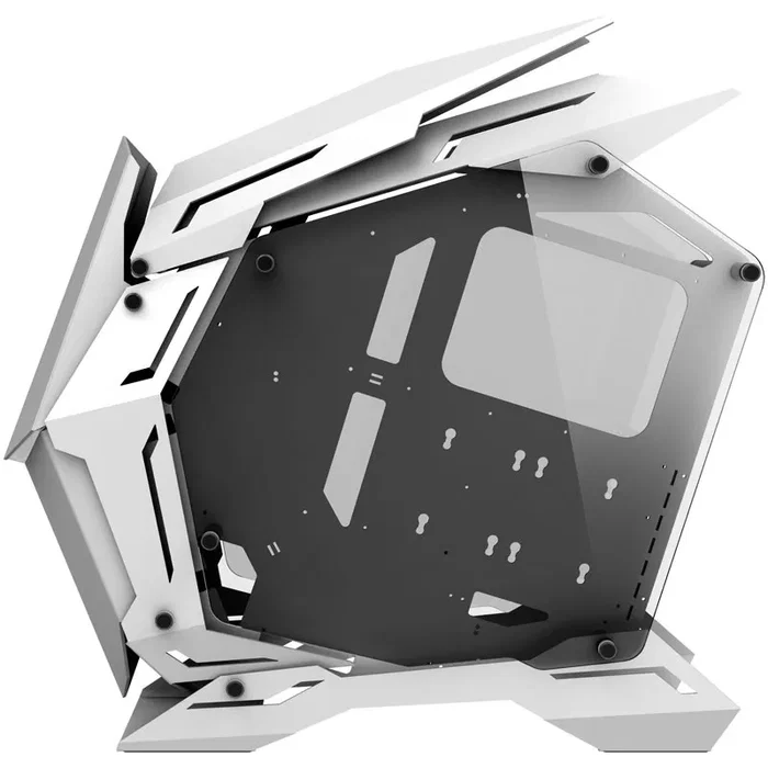 Jonsbo MOD3 Big-Tower Showcase, Vidrio Templado - blanco