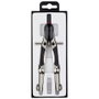 Rotring Compás Compact Micrométrico de Ajuste Rápido Negro Mate