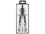 Rotring compact micrometrico Compás de ajuste rápido, longitud 17 cm, circunferencia 36 cm, barnizado titanio negro mate