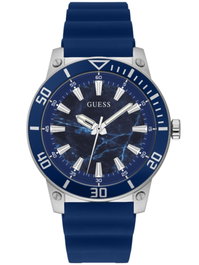 Guess GW0420G1 con correa azul y caja plateada