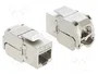 DeLOCK 86205 Keystone Modul RJ45 Buchse > LSA Cat.6A STP