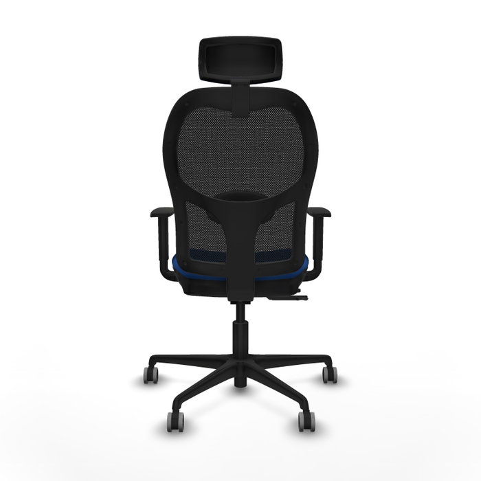 PIQUERAS Y CRESPO Silla de oficina Jorquera con mecanismo Sincro/Traslack, Azul y Negro PIQUERAS Y CRESPO Silla de oficina Jorquera con mecanismo Sincro/Traslack, Azul y Negro