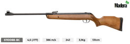 Gamo Big Cat Hunter Carabina de Madera de Haya 24 Jul Calibre 4,5 mm