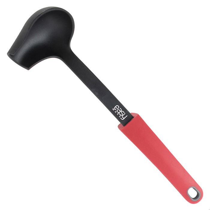 Easy Make Cucharón Salsa Nylon con Soporte Integrado Anti-Rayaduras Apto Lavavajillas Colores Surtidos