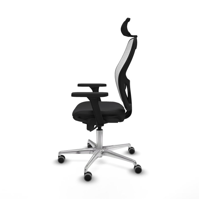 PIQUERAS Y CRESPO Silla de oficina Jorquera con mecanismo Sincro, Negro y Blanco PIQUERAS Y CRESPO Silla de oficina Jorquera con mecanismo Sincro, Negro y Blanco