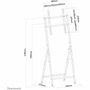 Neomounts Soporte de suelo para TV 32-55" Plasma-M1000