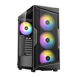 Antec AX61 Elite Midi Tower Negro PC Caja de Ordenador con ventiladores de 120 mm y soporte para 2.5/3.5”