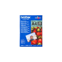 Brother Papel Fotográfico Glossy Premium A4 260g/m² (20 hojas)