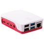 Raspberry Pi Carcasa Oficial para Raspberry Pi 4, Rojo y Blanco