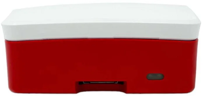 Raspberry Pi Carcasa Oficial para Raspberry Pi 4, Rojo y Blanco