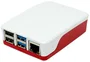 Raspberry Pi Carcasa Oficial para Raspberry Pi 4, Rojo y Blanco
