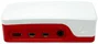 Raspberry Pi Carcasa Oficial para Raspberry Pi 4, Rojo y Blanco
