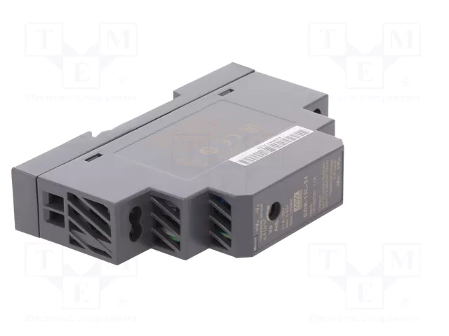 MEAN WELL Convertidor DC/DC DDR-15L-24 de 15W, 24V DC MEAN WELL Convertidor DC/DC DDR-15L-24 de 15W, 24V DC