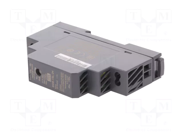 MEAN WELL Convertidor DC/DC DDR-15L-24 de 15W, 24V DC MEAN WELL Convertidor DC/DC DDR-15L-24 de 15W, 24V DC