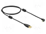 DeLOCK Cable USB 2.0 de 1 m con conector USB-A y Micro-USB B angulado