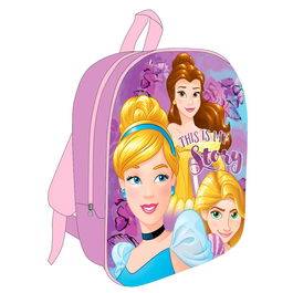 DISNEY Mochila 3D Princesas Disney 30cm