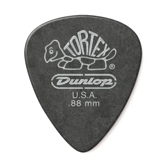 Dunlop Púas Tortex Pitch Black Standard 0,88 mm (Pack de 12) Dunlop Púas Tortex Pitch Black Standard 0,88 mm (Pack de 12)