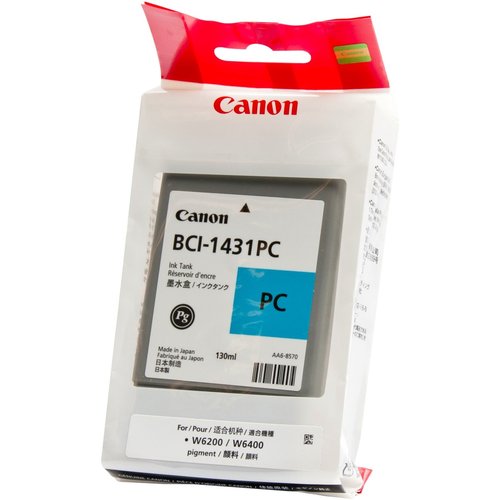 Canon Cartucho de Tinta Photo Cian BCI-1431PC para BJ-W 6200/6400 Canon Cartucho de Tinta Photo Cian BCI-1431PC para BJ-W 6200/6400
