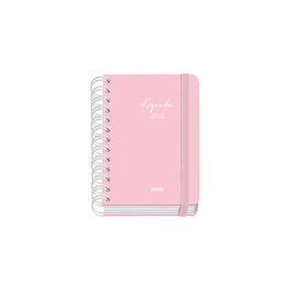 Dohe Agenda Escolar Serenity Wire´O A6 Espiral Doble Dp Tapa Dura Rosa 2025-2026