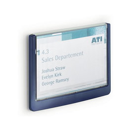 Durable Click Sign Señal de puerta Azul 14,9 x 10,55 cm