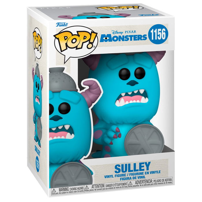 Funko POP Monstruos S.A. Sulley with Lid Figura 20th Edición Aniversario Vinilo 9cm