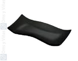 Cera Glass Black Rabanera 21x10,5 cm black Cera Glass Black Rabanera 21x10,5 cm black