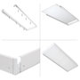 Kit Panel LED Slim 120x60cm 72W 7900Lm Blanco Frío 6000K con Kit de Superficie