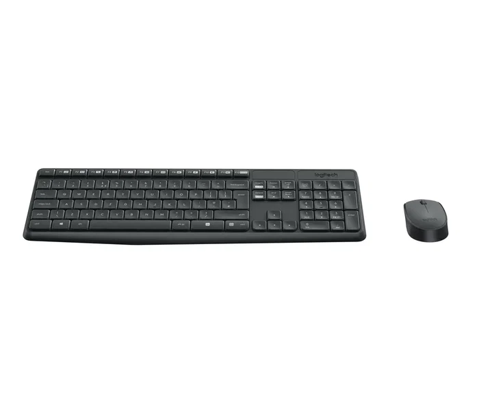 Logitech MK235 Juego de Teclado y Ratón Inalámbrico 2.4 GHz - Teclado Checo