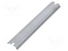 FIBOX Carril DIN TS35 de acero con recubrimiento de zinc, 203mm x 35mm