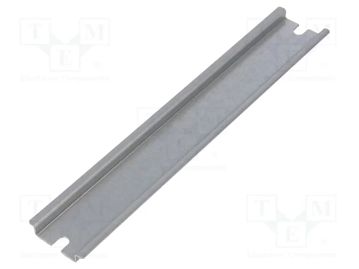 FIBOX Carril DIN TS35 de acero con recubrimiento de zinc, 203mm x 35mm FIBOX Carril DIN TS35 de acero con recubrimiento de zinc, 203mm x 35mm