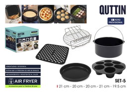 Inde Set de Accesorios para Freidora de Aire Quttin de 6 Unidades
