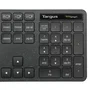 Targus AKB873FR Teclado Inalámbrico Bluetooth 5.0 y 2.4 GHz Full Size con Teclado Numérico, Diseño AZERTY Francés, Negro, Antimicrobiano, Universal para PC/Mac/Tablet