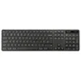 Targus AKB873FR Teclado Inalámbrico Bluetooth 5.0 y 2.4 GHz Full Size con Teclado Numérico, Diseño AZERTY Francés, Negro, Antimicrobiano, Universal para PC/Mac/Tablet