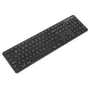Targus AKB873FR Teclado Inalámbrico Bluetooth 5.0 y 2.4 GHz Full Size con Teclado Numérico, Diseño AZERTY Francés, Negro, Antimicrobiano, Universal para PC/Mac/Tablet