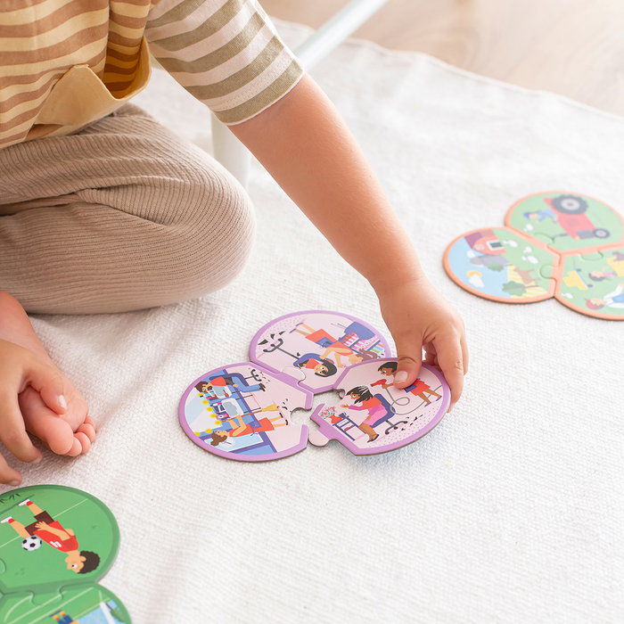 Apli Kids 18822 Puzzle Asociación Trío Oficios para Niños +3 Años