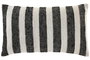DKD Home Decor India lino 2c25 Cojín Tradicional Blanco Negro 50 x 30 cm (2 Unidades)