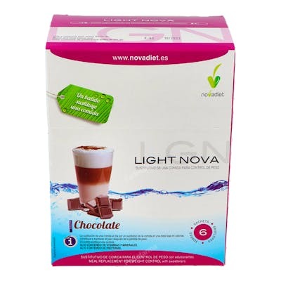 NOVADIET LIGHT NOVA batido chocolate 6 sobres NOVADIET LIGHT NOVA batido chocolate 6 sobres