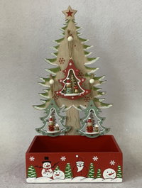 DKD Home Decor Decoración Colgante de Árbol en MDF Surtido