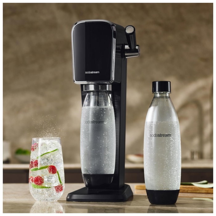 SodaStream Art Negro con Sistema Quick Connect y Botella de 1L SodaStream Art Negro con Sistema Quick Connect y Botella de 1L