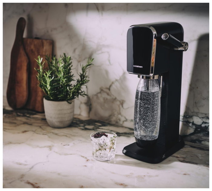 SodaStream Art Negro con Sistema Quick Connect y Botella de 1L SodaStream Art Negro con Sistema Quick Connect y Botella de 1L