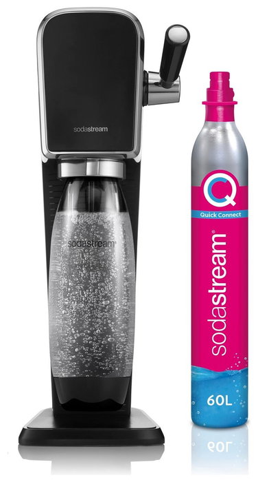 SodaStream Art Negro con Sistema Quick Connect y Botella de 1L SodaStream Art Negro con Sistema Quick Connect y Botella de 1L