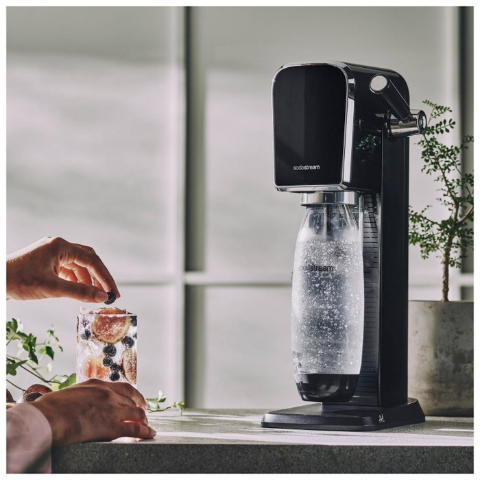 SodaStream Art Negro con Sistema Quick Connect y Botella de 1L SodaStream Art Negro con Sistema Quick Connect y Botella de 1L
