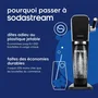 SodaStream Art Negro con Sistema Quick Connect y Botella de 1L