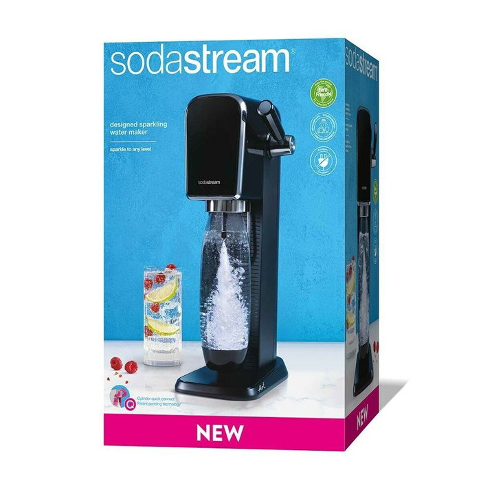 SodaStream Art Negro con Sistema Quick Connect y Botella de 1L SodaStream Art Negro con Sistema Quick Connect y Botella de 1L